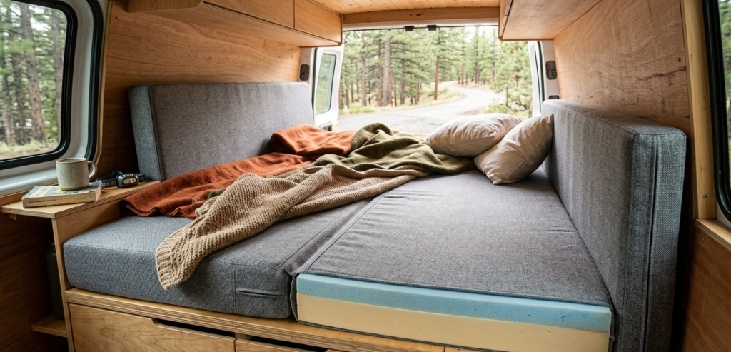 Espuma a medida para camper | Duerme como en casa