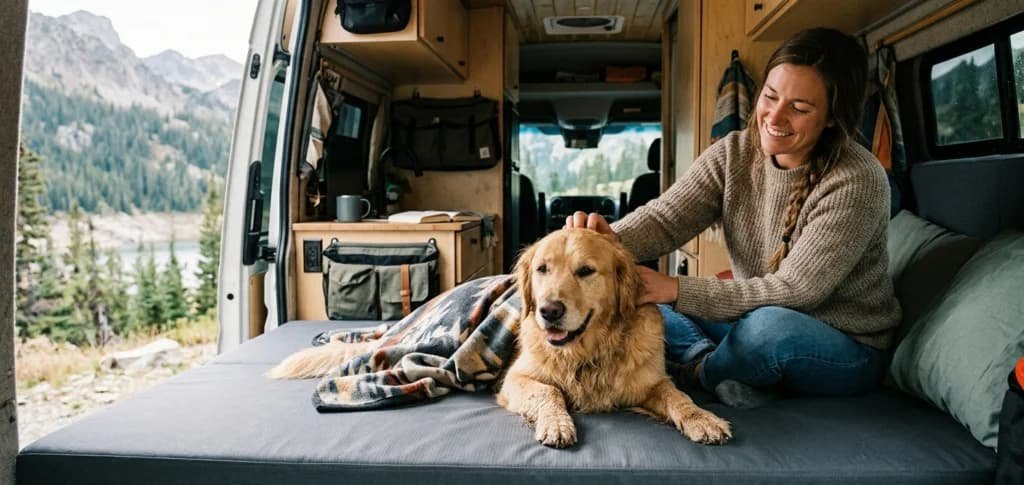 Colchón camper para perro de espuma resistente | Foama